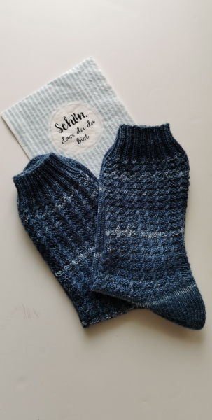 seidige Socke Rosegarden